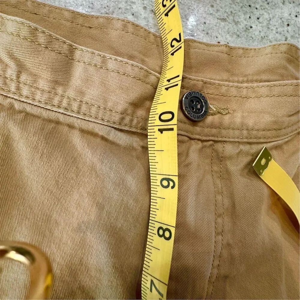 Columbia Men's Cargo Shorts‎ 36W Beige Omni-Shade Sun Protection Casual - Picture 10 of 10